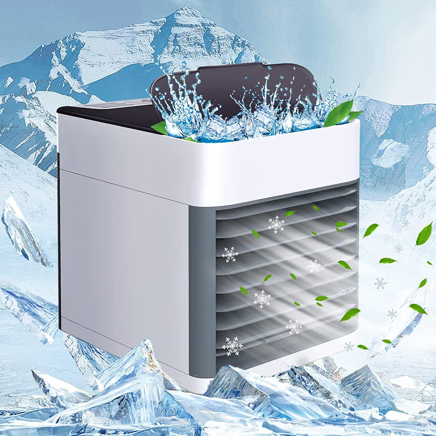 Ultra Mini Air Cooler 2.0 - Powerful, Quiet, Lightweight with Hydro-Chill Technology - for Home or outdoor