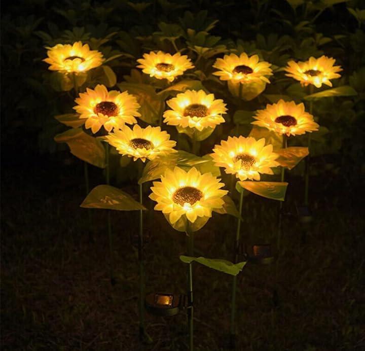 Sunflower Solar Powered Waterproof Light (Pack of 1)