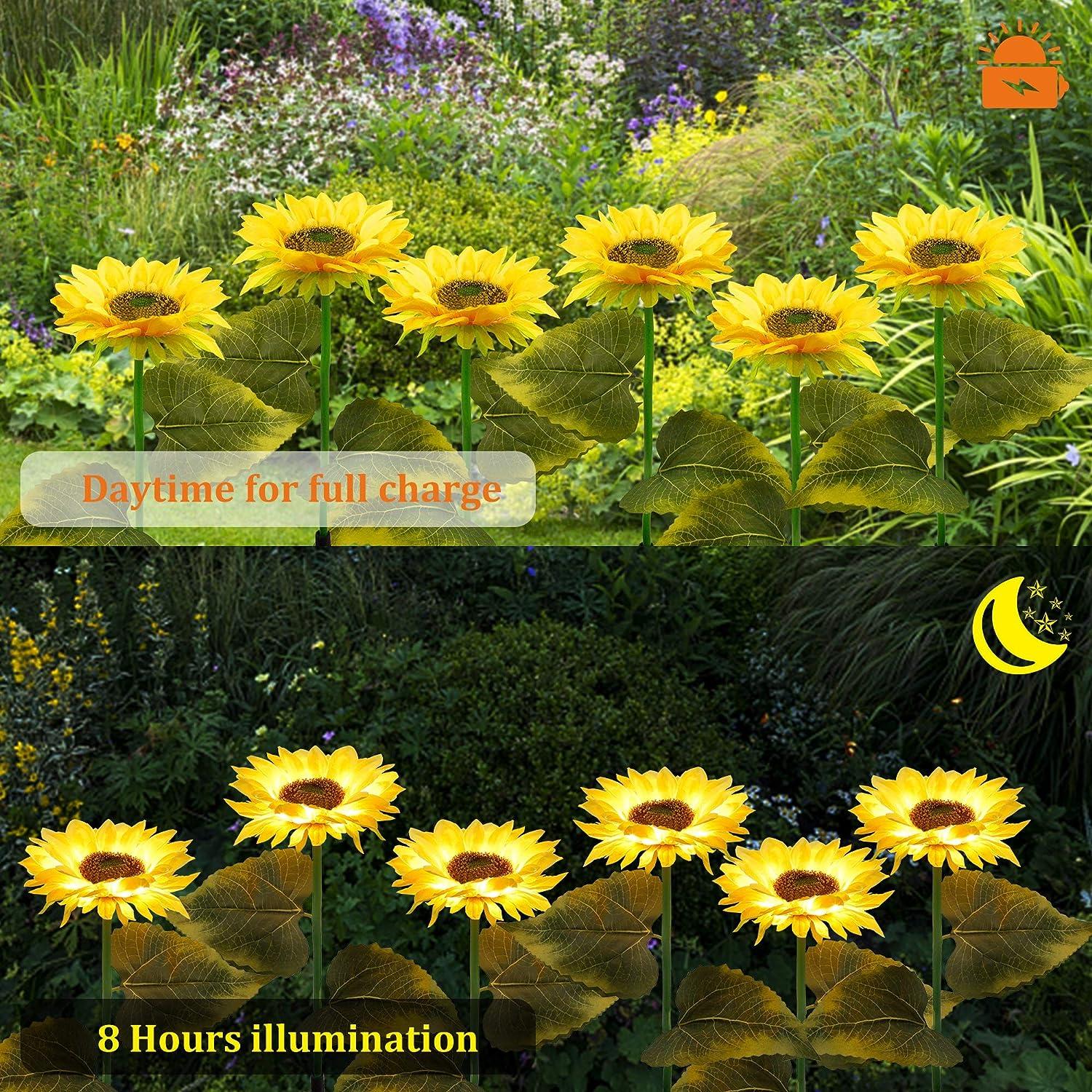 Sunflower Solar Powered Waterproof Light (Pack of 1)